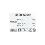 リネンフローティングフラワープリントシャツ　NFSH-6200B