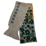 ドットフラワーブークレー差し込みマフラー    NM-5587D