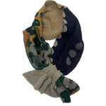 ドットフラワーブークレー差し込みマフラー    NM-5587D