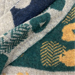 ドットフラワーブークレー差し込みマフラー    NM-5587D