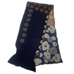 ドットフラワーブークレー差し込みマフラー    NM-5587D