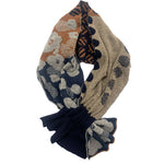 ドットフラワーブークレー差し込みマフラー    NM-5587D