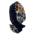 ドットフラワーブークレー差し込みマフラー    NM-5587D