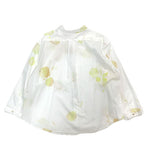 コットンガーゼプラムプリントシャツ　　NFSH-6029A