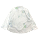 コットンガーゼプラムプリントシャツ　　NFSH-6029A