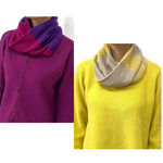 カシミヤボーダースヌード    NM-5640D