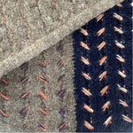 ブークレーステッチ三角ニットストール　　NM-5580D