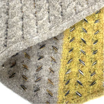 ブークレーステッチ三角ニットストール　　NM-5580D