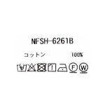 コットンローン雨つぶプリント5分袖シャツ   NFSH-6261B