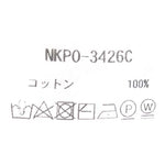 12G WG コットンリブ裾ラウンド袖配色プルオーバー　NKPO-3426C