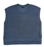 7G WG ペーパーコットン混U衿ベスト   NKBL-6060A