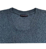 7G WG ペーパーコットン混U衿ベスト   NKBL-6060A