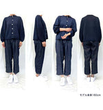 7G WG コットンペーパー混バルーン袖CD   NKCD-6121A