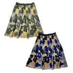 12G WJQフラワー柄ニットスカート    NKSK-5544D